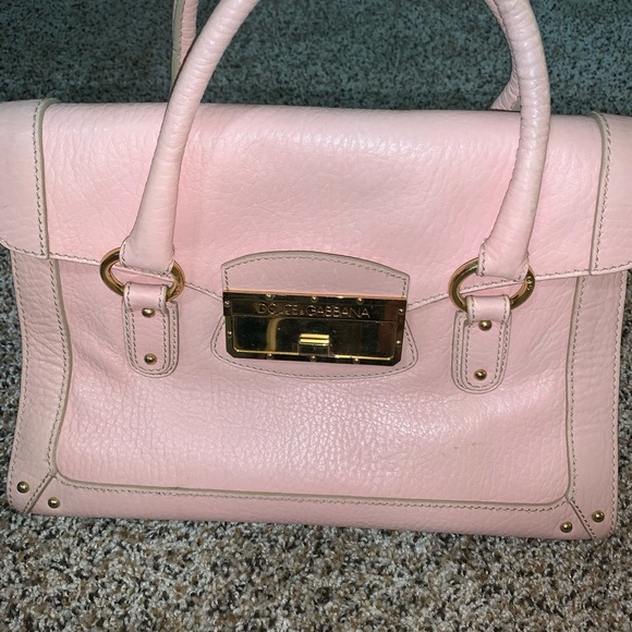 Dolce and Gabbana pink handbag